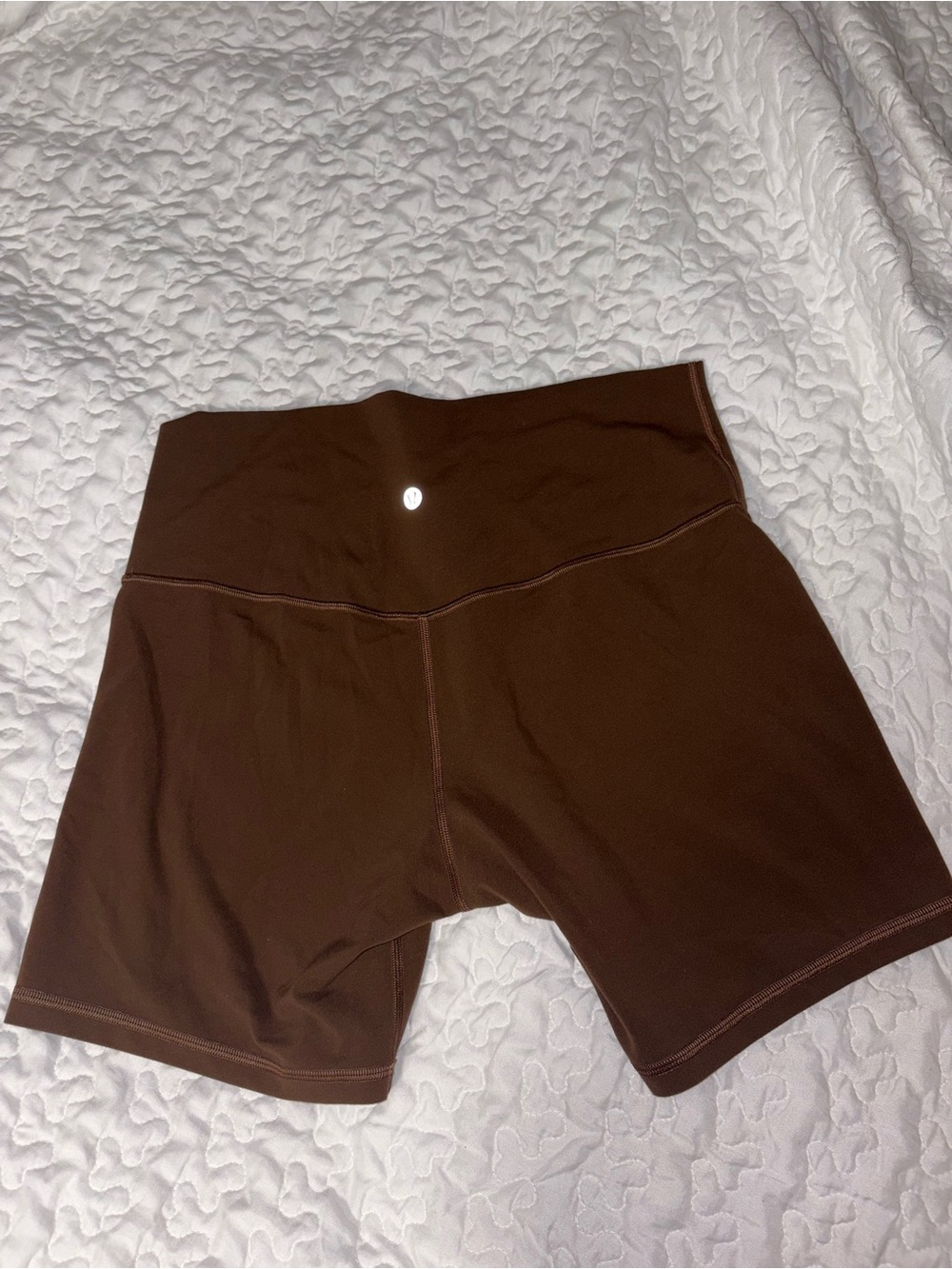 lululemon athletica High-Waist Brown Athletic Bike Shorts
